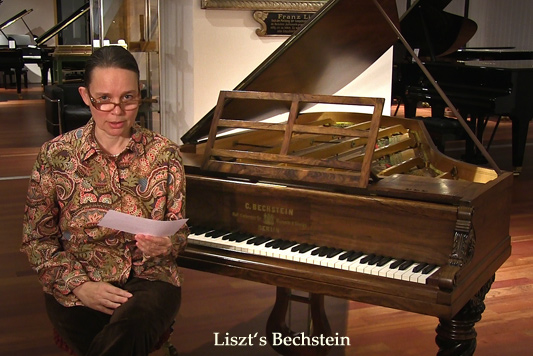 Ute Neumerkel at Liszt's Bechstein