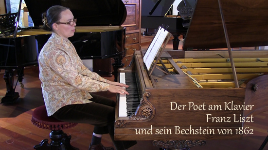 Ute Neumerkel an Liszt's Bechstein